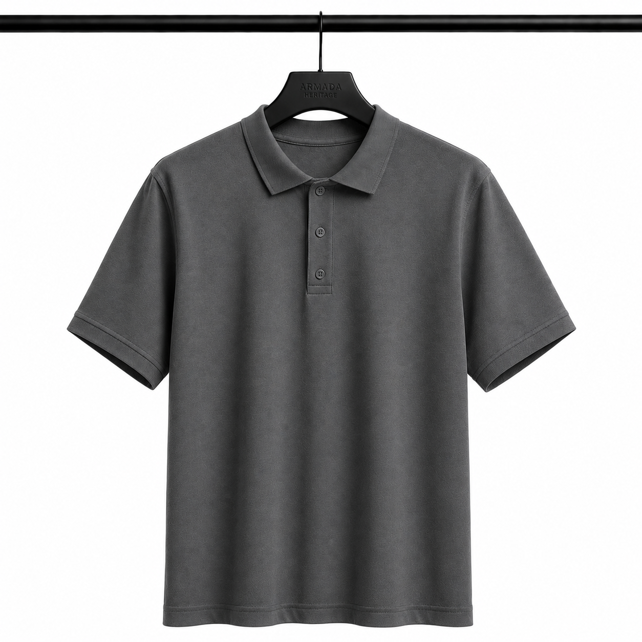 Premium Polo Yaka Tişört – Füme