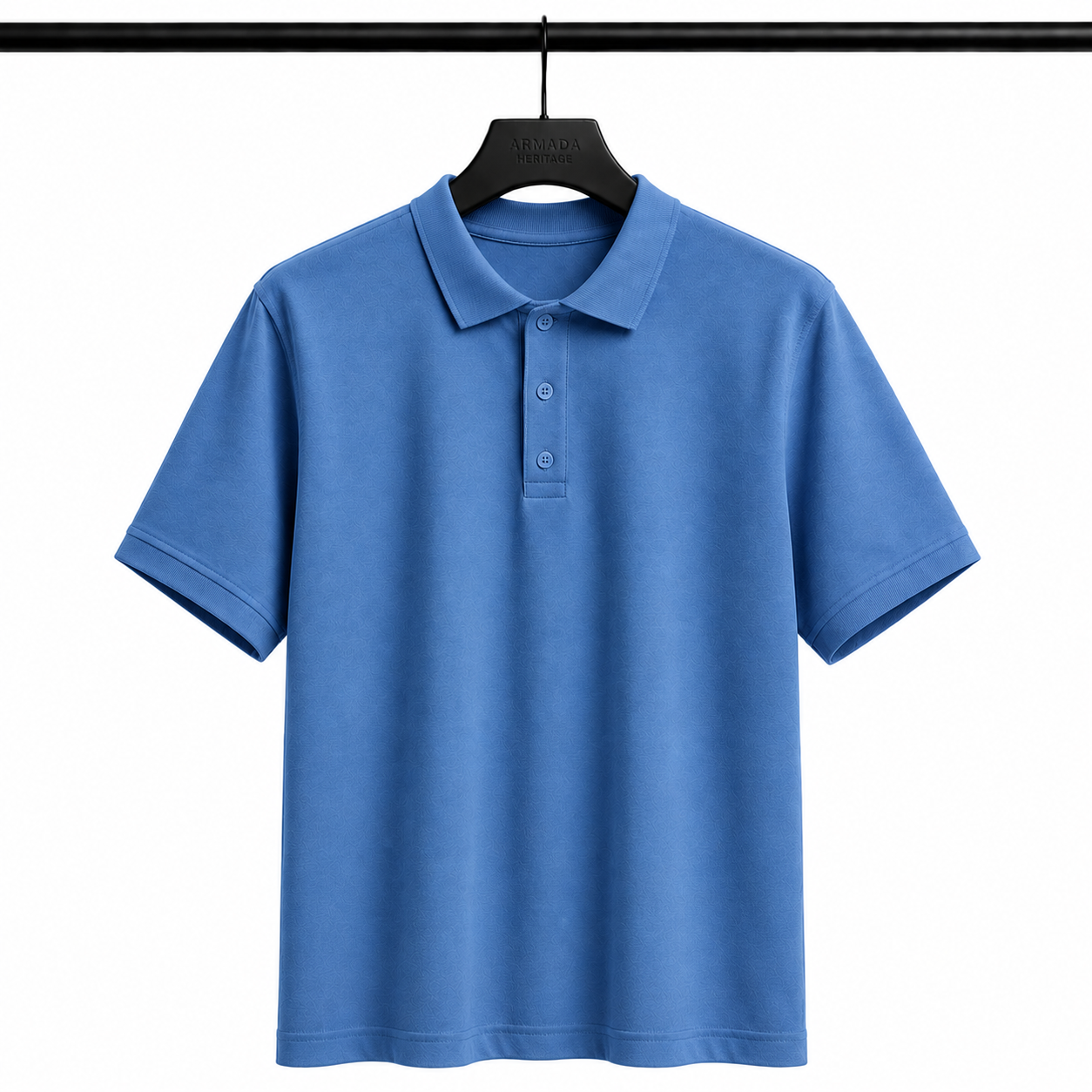 Premium Polo Yaka Tişört – Mavi