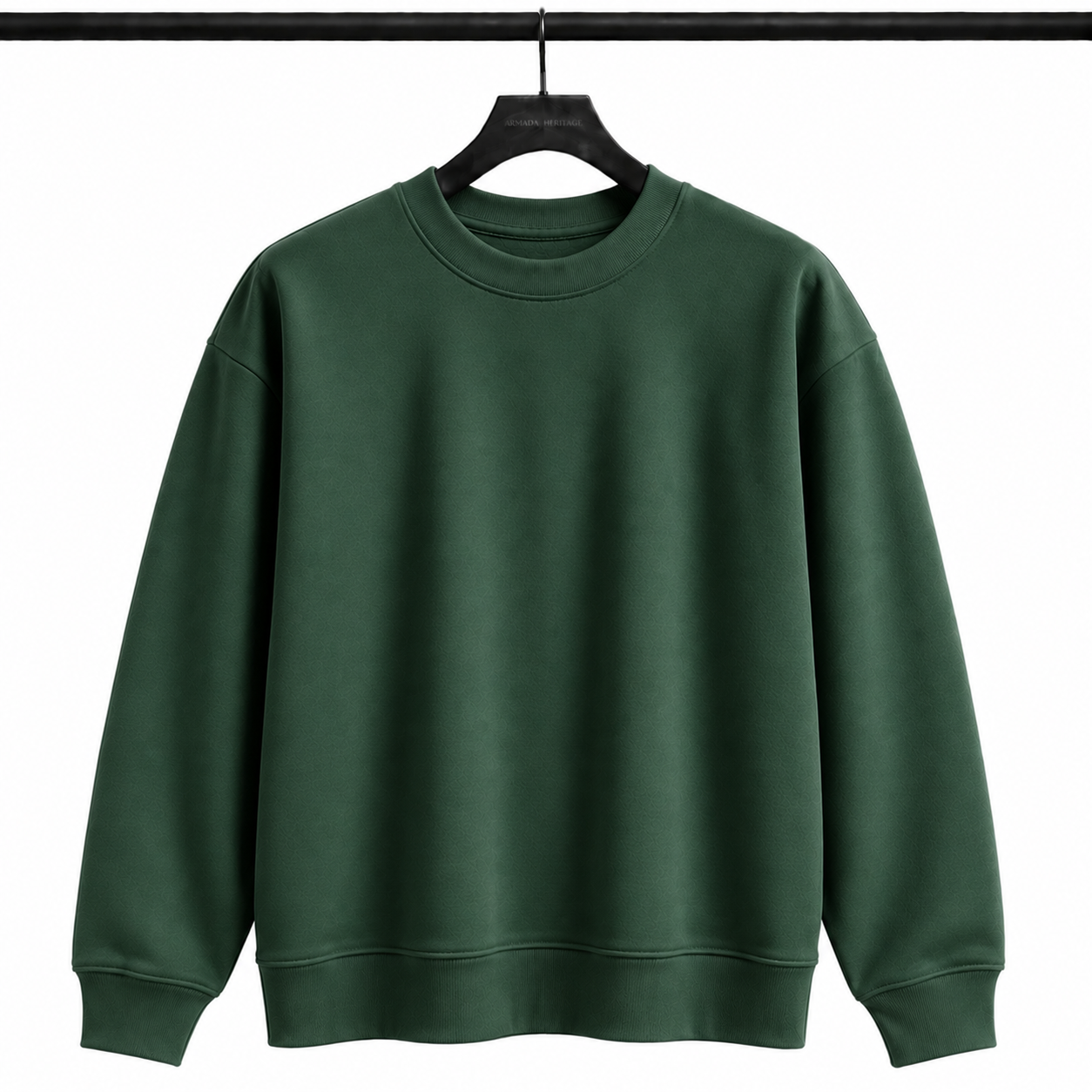 0 Yaka Sweatshirt - Yeşil