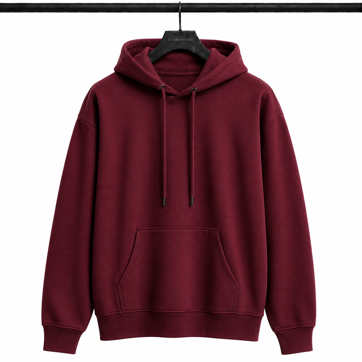 Kapüşonlu Sweatshirt (Hoodie) - Vişne