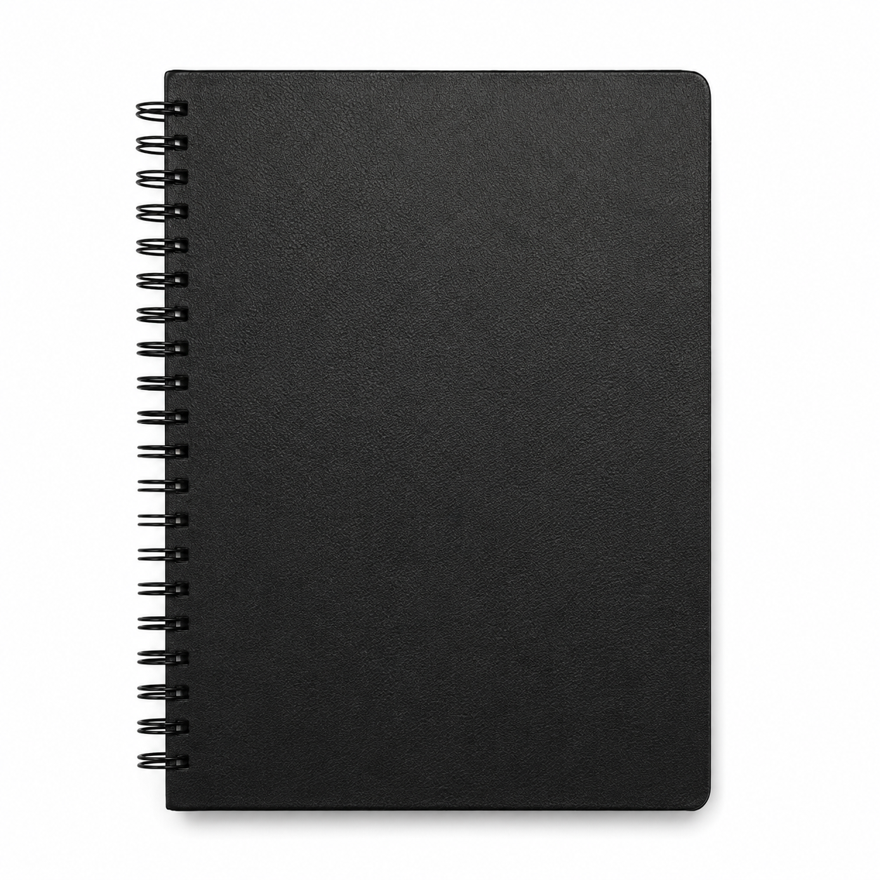 Termo Deri Spiralli Defter - DFT5 Siyah